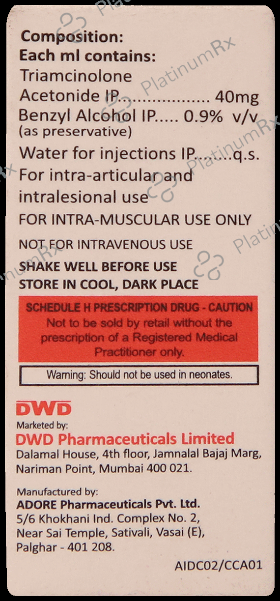 D Cort 40mg Injection