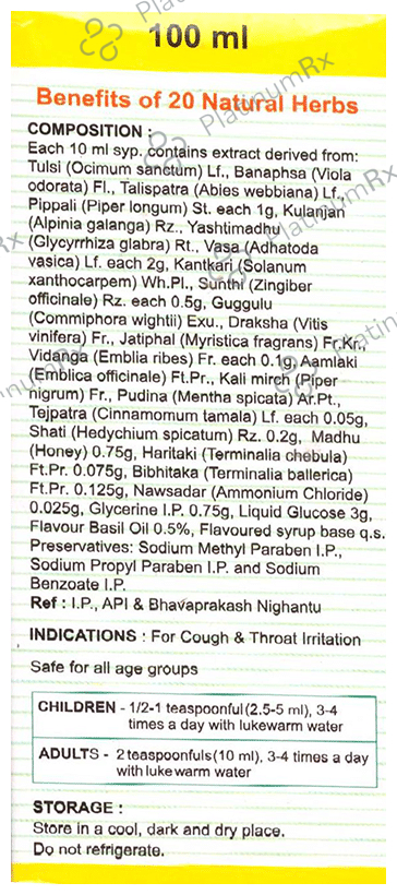 Torex Herbal Cough Syrup
