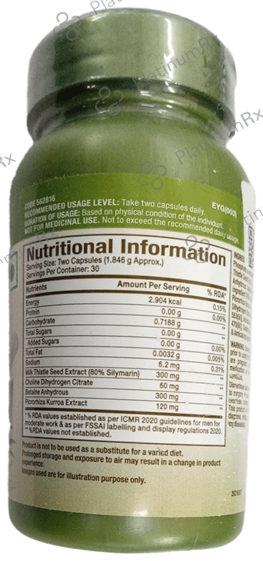 GNC Herbal Plus Liver Support Vegetarian Capsule