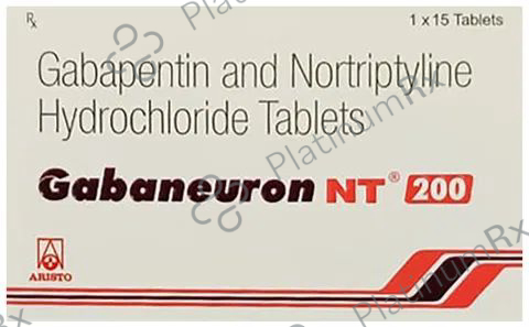 Gabaneuron NT 200/10mg Tablet 15s