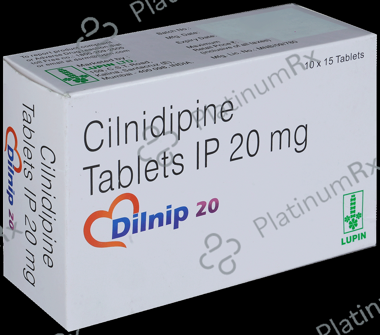 Dilnip 20mg Tablet 15s