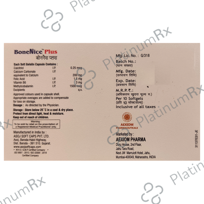Bonenice Plus Softgel Capsule