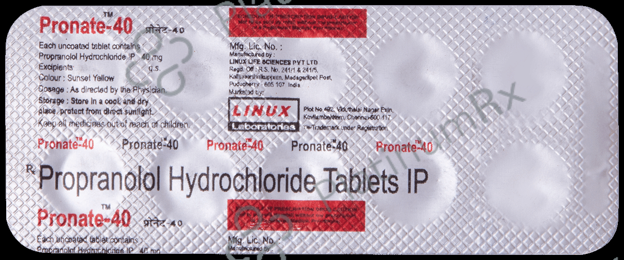 Pronate 40mg Tablet 10s