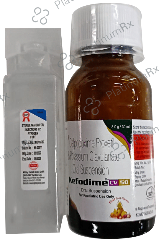 Kefodime CV Syrup Mixed Fruit