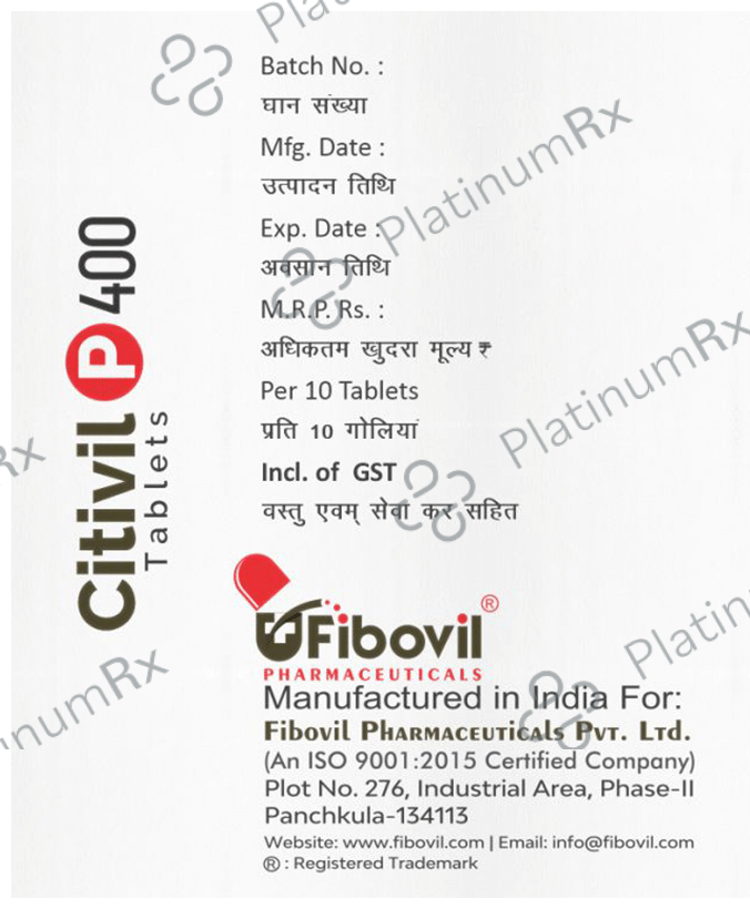 Citivil P 400 Tablet