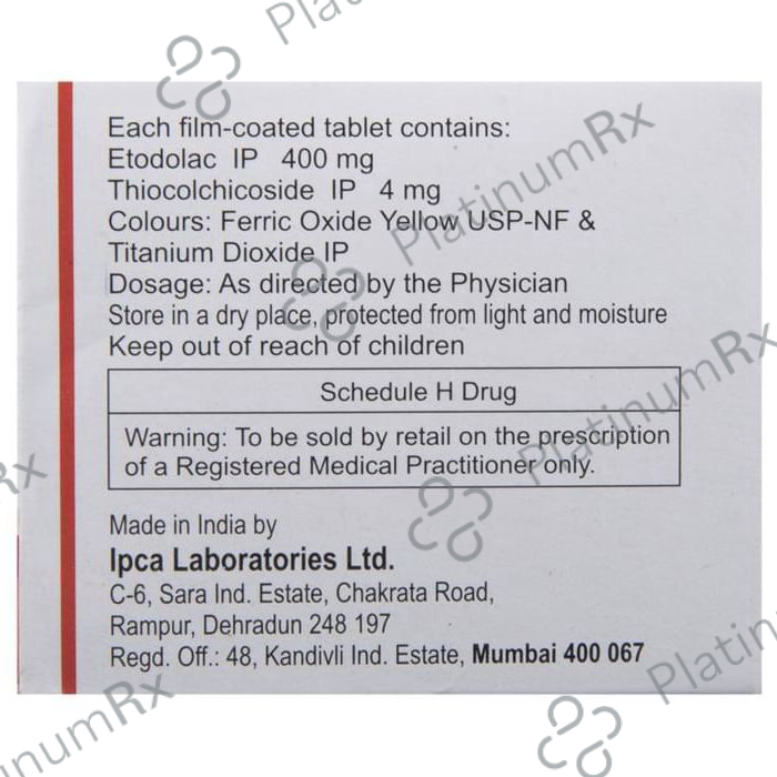 Etova MR 400/4mg Tablet 10s