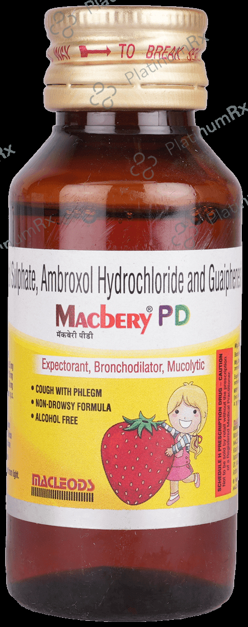 Macbery PD Strawberry Expectorant 60ml