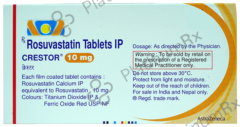 Crestor 10mg Tablet 30 tablets