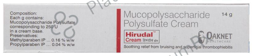 Hirudal 250IU Cream 14gm