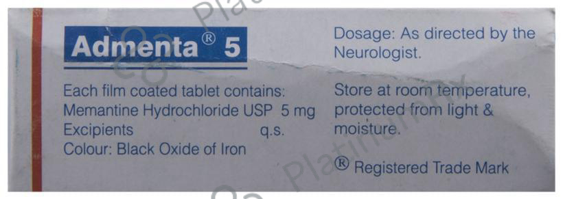 Admenta 5mg Tablet 10s