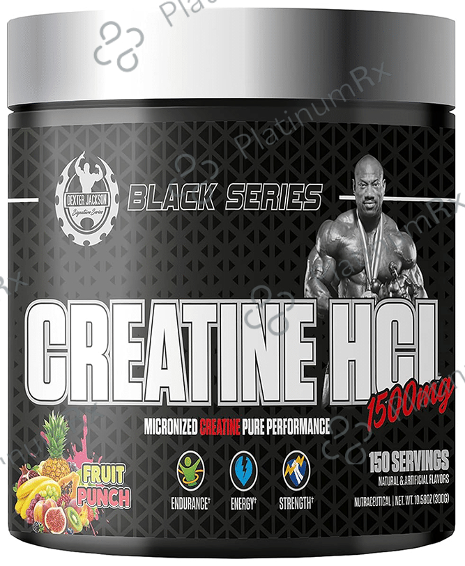 Dexter Jackson Black Series Creatine HCL Powder Fruit Punch