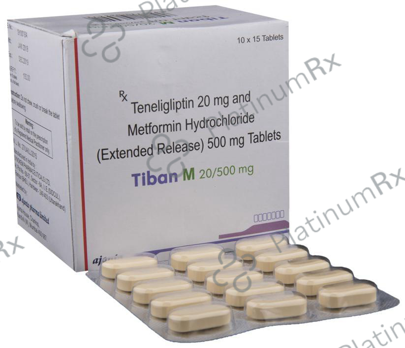 Tiban M 20/500mg Tablet ER 10 tablets