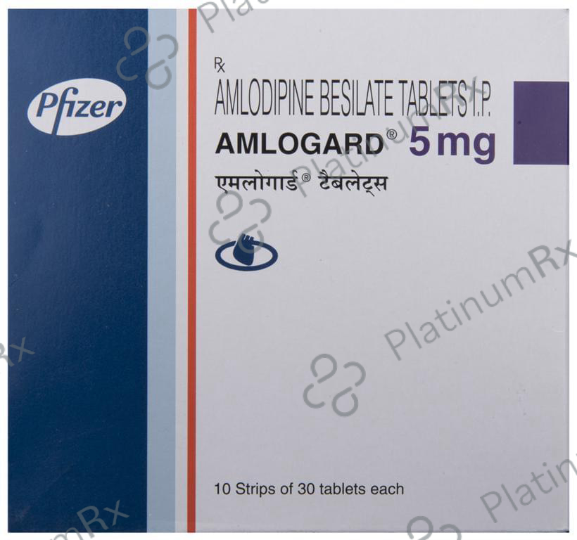 Amlogard 5mg Tablet 30s