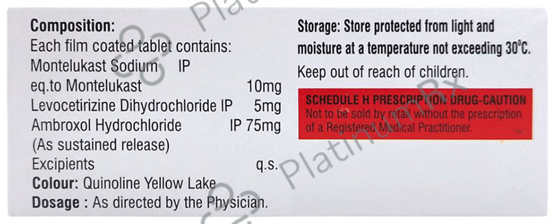 Leeco AM 75mg/5mg/10mg Tablet SR
