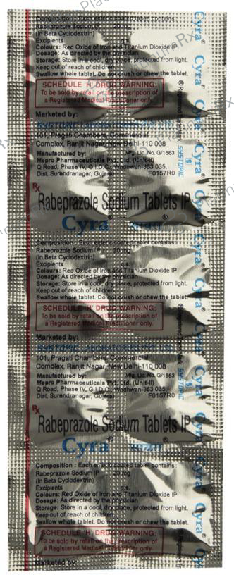 Cyra 20mg Tablet 10s