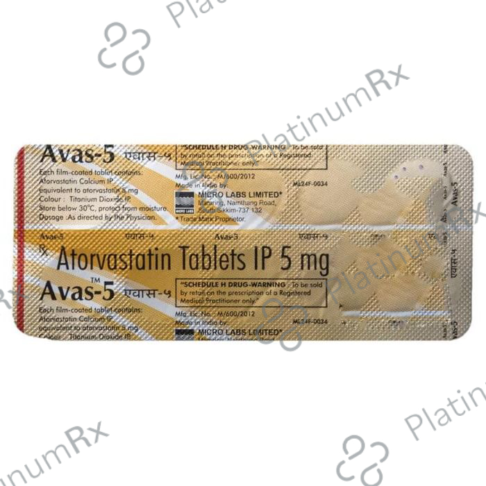 Avas 5mg Tablet 30s