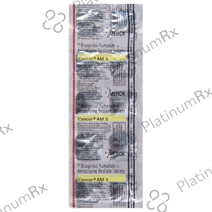 Concor AM 5/5mg Tablet 10s