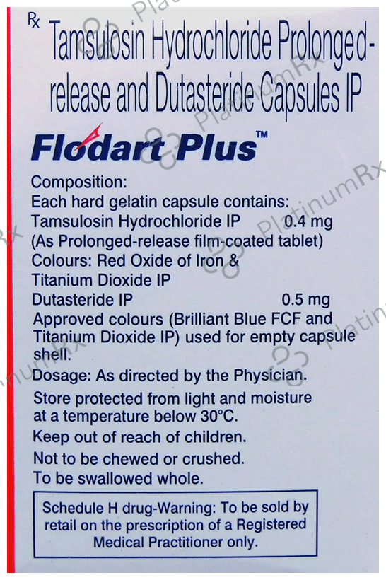 Flodart Plus 0.5/0.4mg Capsule PR 10s