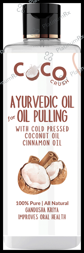 Coco Crush Ayurvedic Oil for Oil Pulling with Cold-pressed Coconut Oil & Cinnamon Oil 50 ml