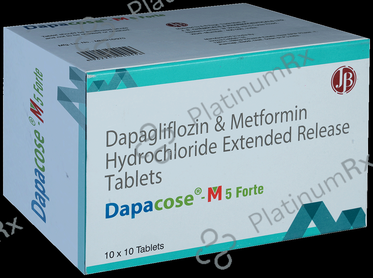 Dapacose M 5/1000mg Forte Tablet ER 10s