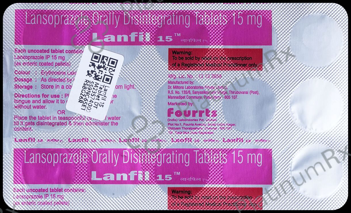 Lanfil DT 15mg Tablet 15s