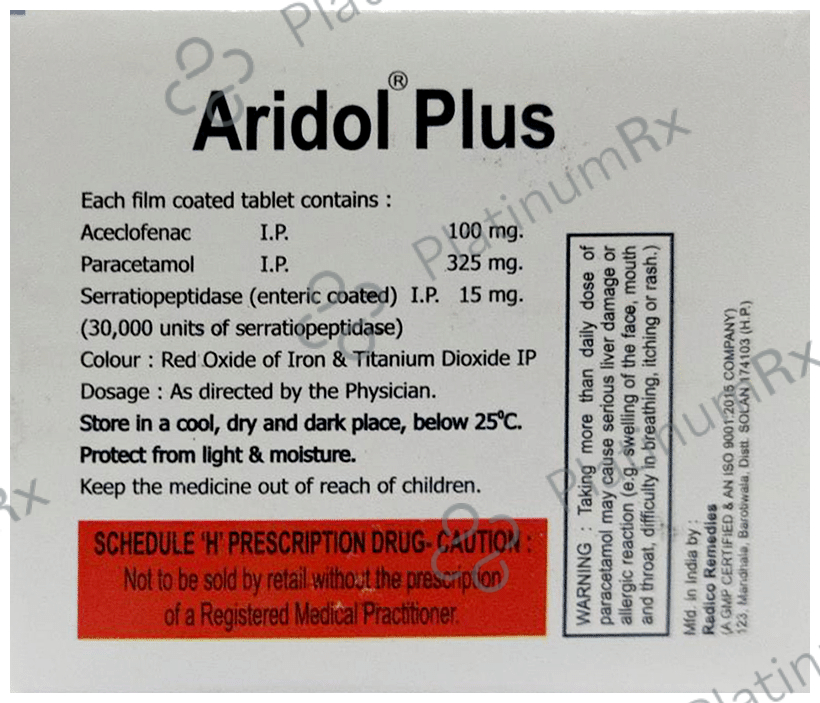 Aridol Plus Tablet