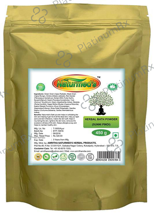 Naturmed's Bath Powder 450 gm
