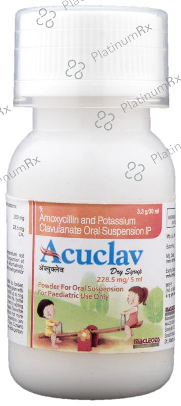 Acuclav 228.5mg Dry Syrup