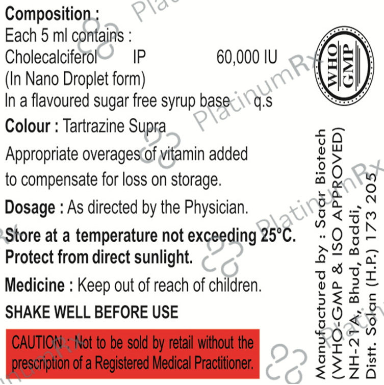 Sana D3 Oral Solution (5ml Each)