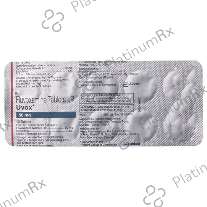 Uvox 50mg Tablet 10s