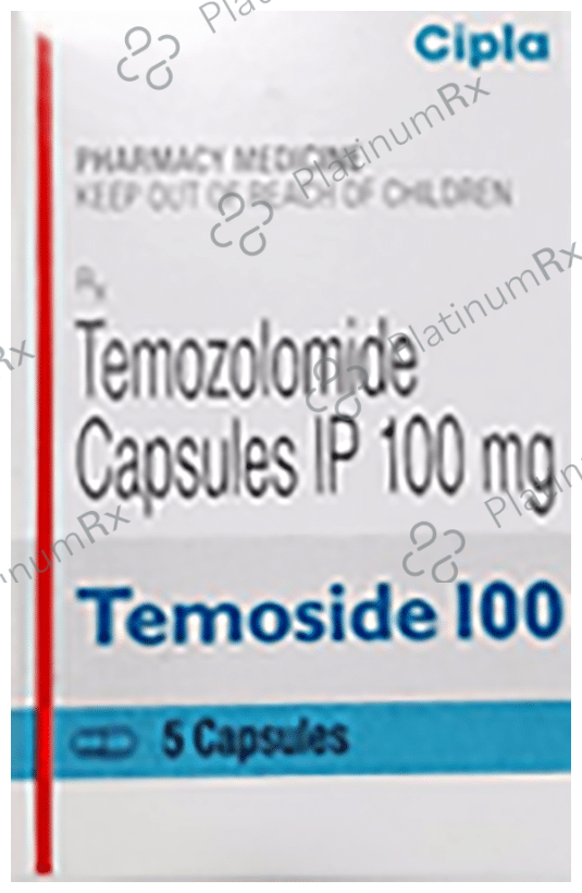 Temoside 100mg Capsule 5s