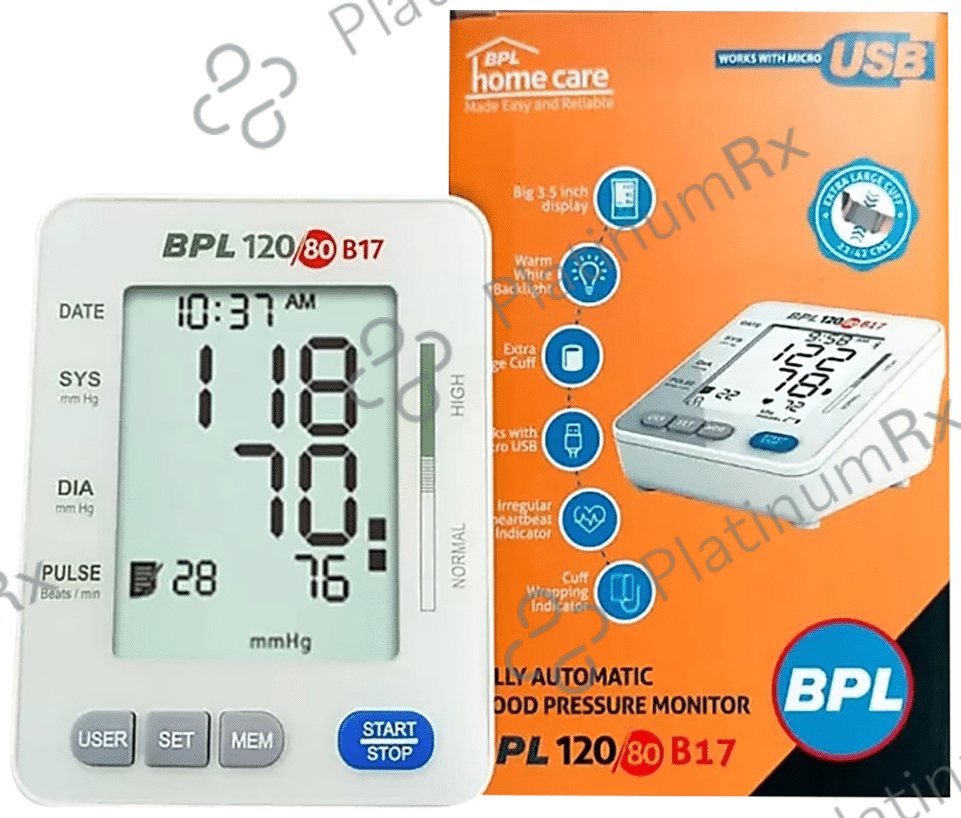 BPL 120/80 B17 Blood Pressure Monitor