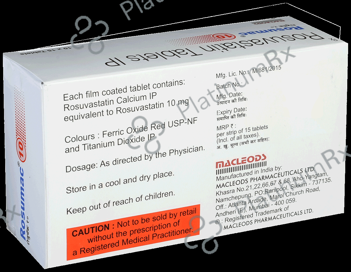 Rosumac 10mg Tablet 15s