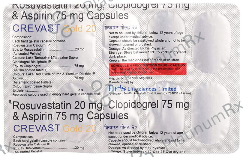 Crevast Gold 20 Capsule 10 Capsule
