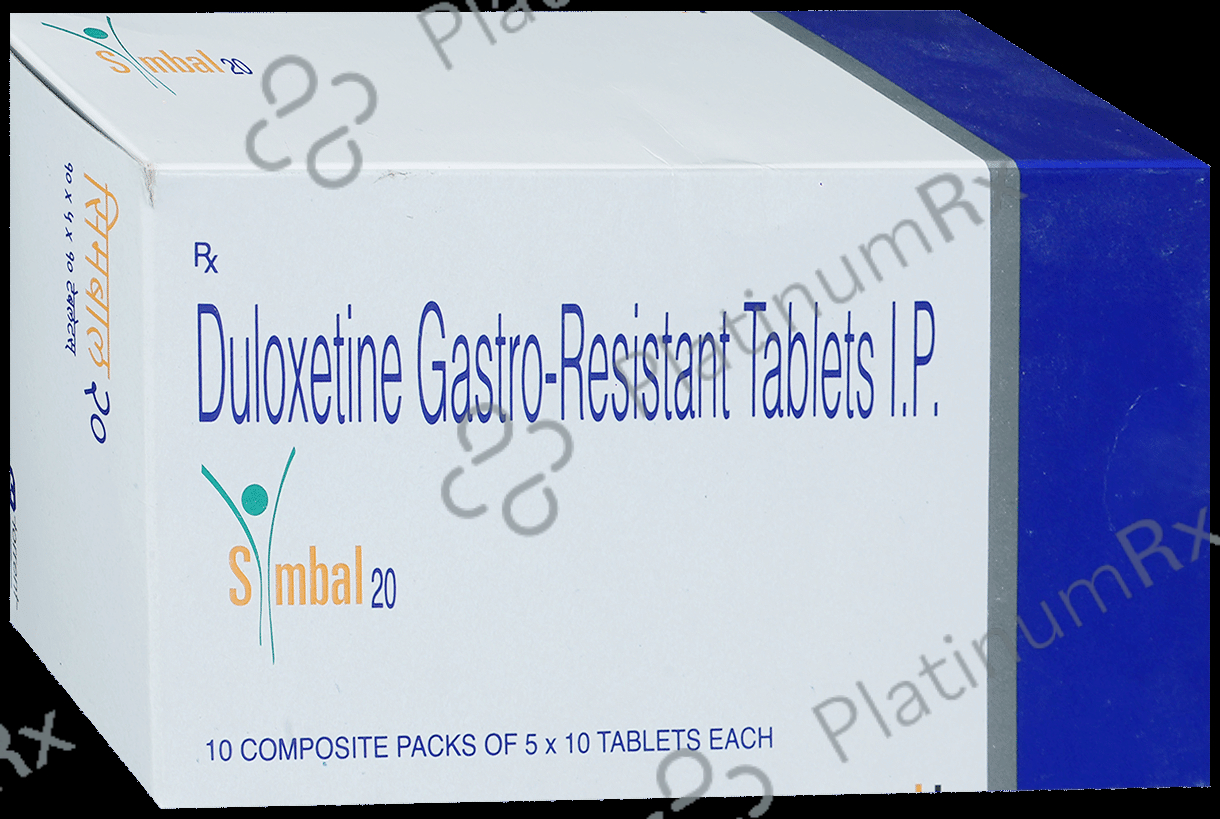 Symbal 20mg Tablet 10s