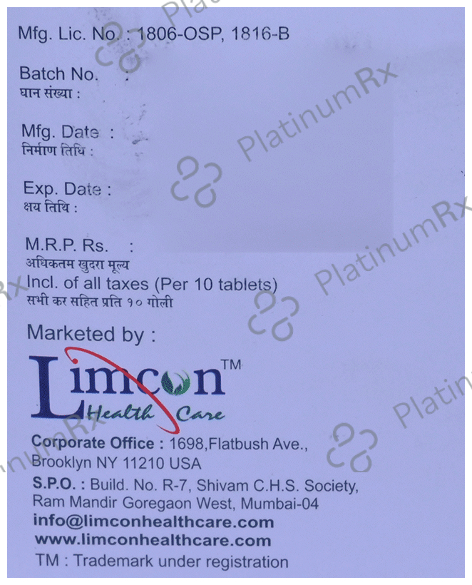 Lcix 500 Tablet DT