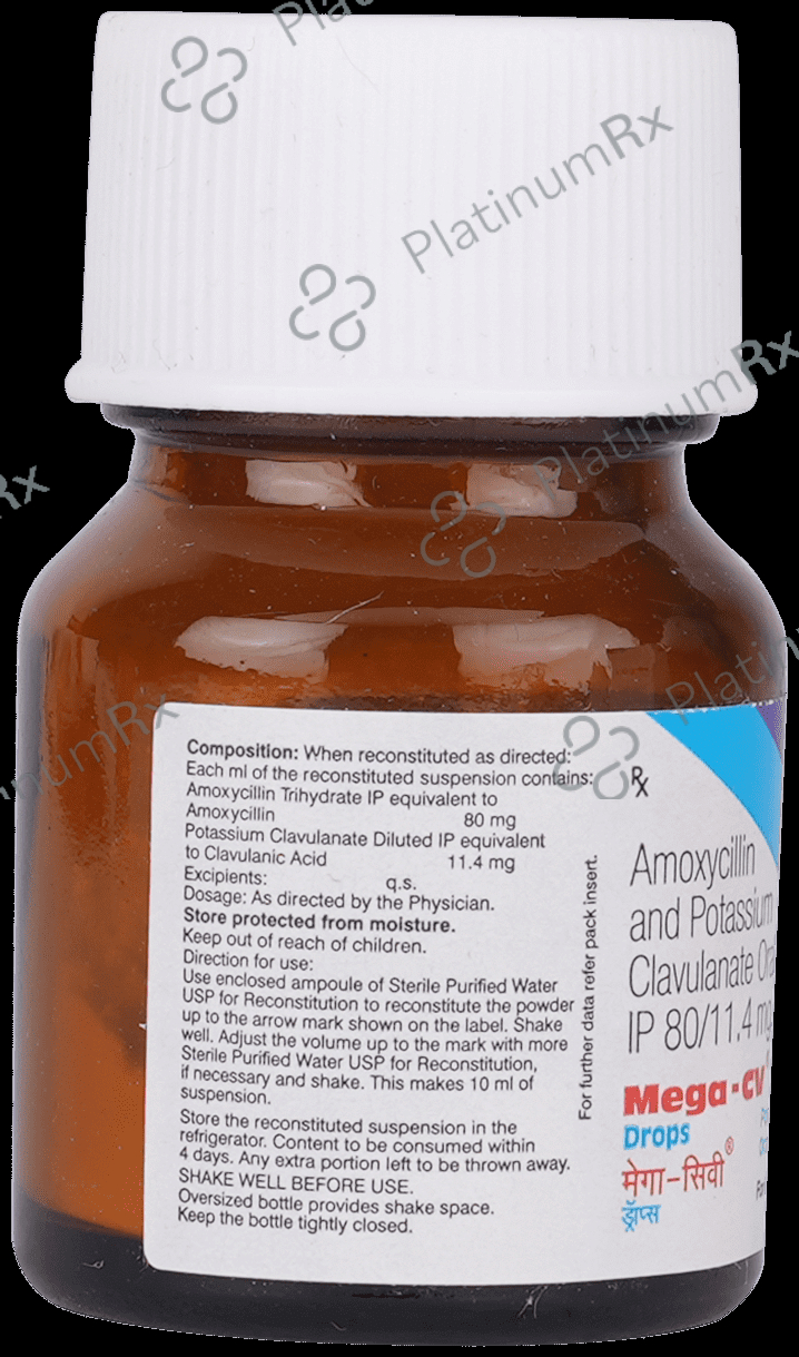 Mega CV 80/11.4mg Drops 10ml