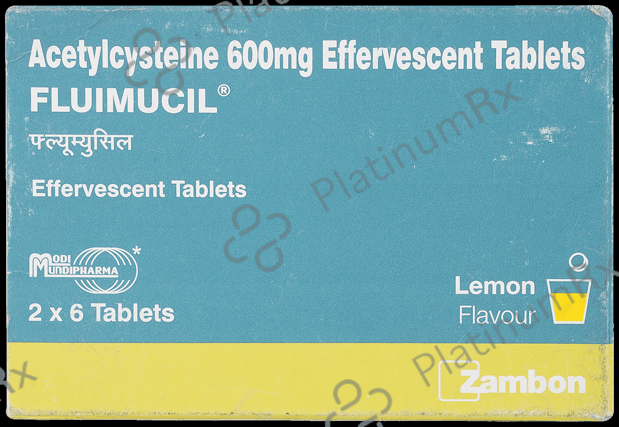 Fluimucil Eff 600mg Tablet