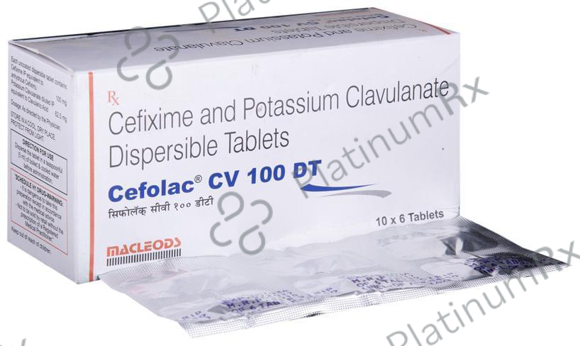 Cefolac CV 100 DT Tablet 6 Tablet DT