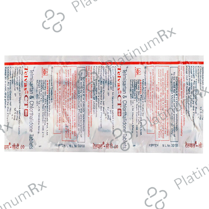 Telvas CT 12.5/80mg Tablet 10s