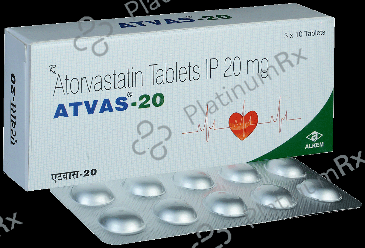 Atvas 20mg Tablet