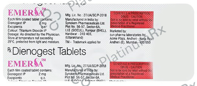 Emersa 2mg Tablet 10s