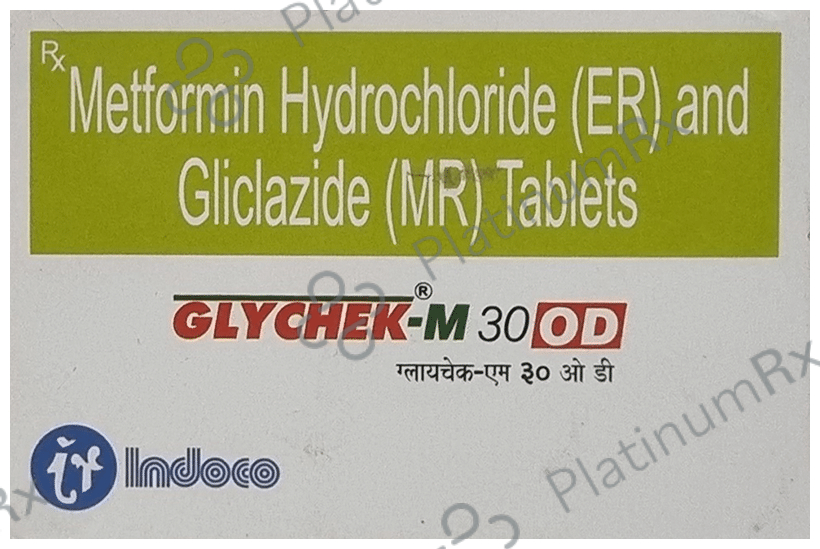 Glychek-M OD 30mg/500mg Tablet