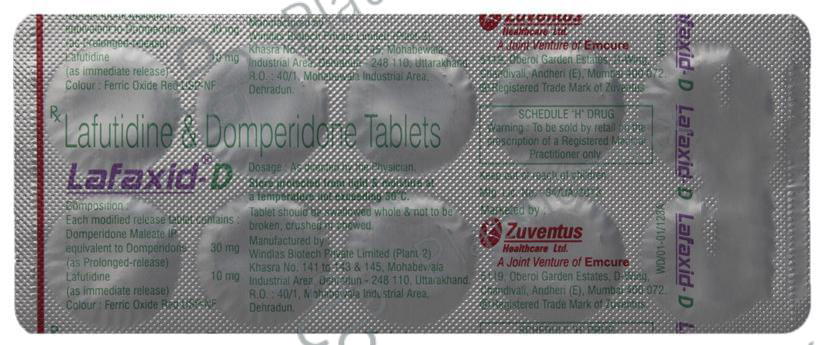 Lafaxid D 40mg Tablet 10s
