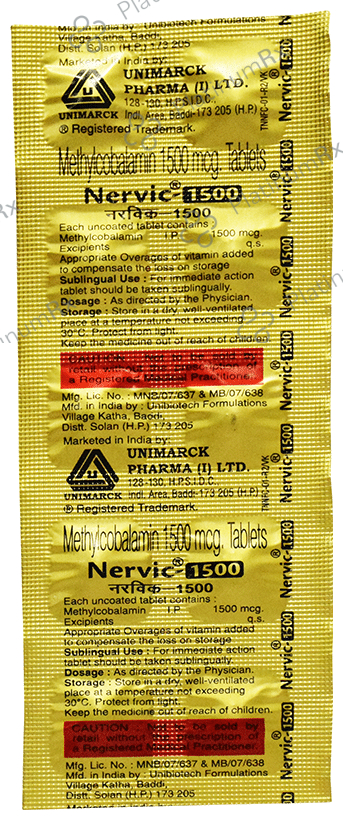 Nervic 1500 Tablet