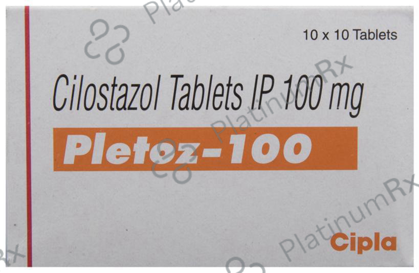 Pletoz 100mg Tablet 10s