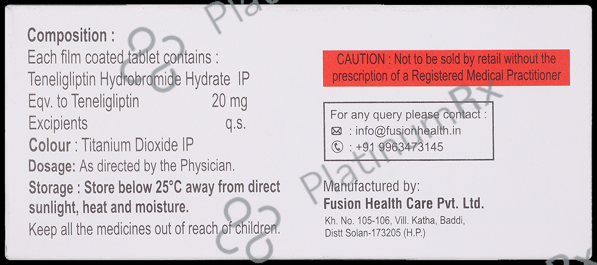Tensorin 20mg Tablet 10s