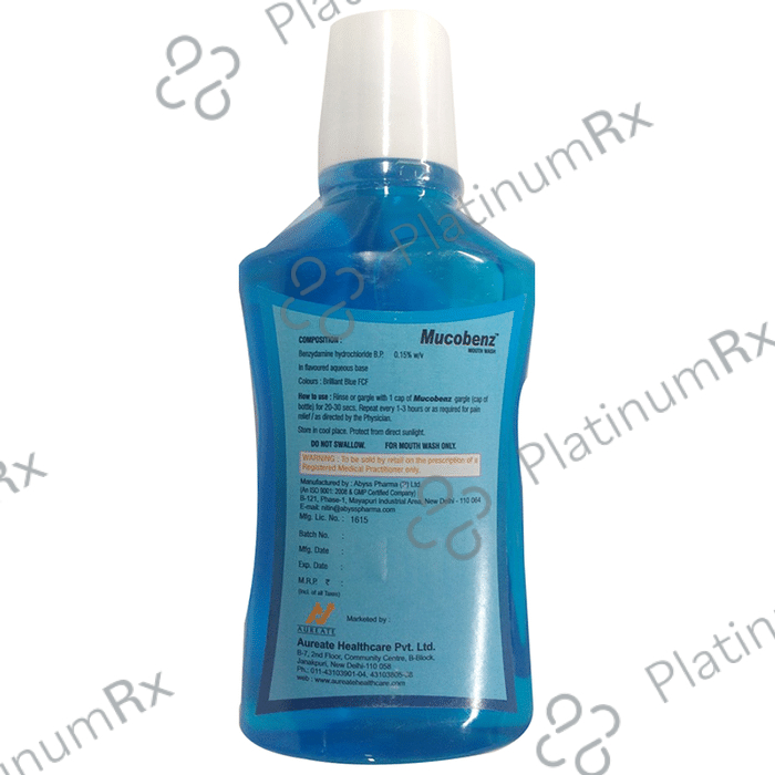 Mucobenz Mouth Wash 200 Mouth Wash