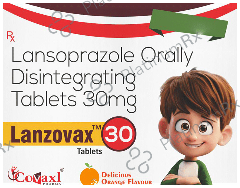 Lanzovax 30 Tablet DT Delicious Orange
