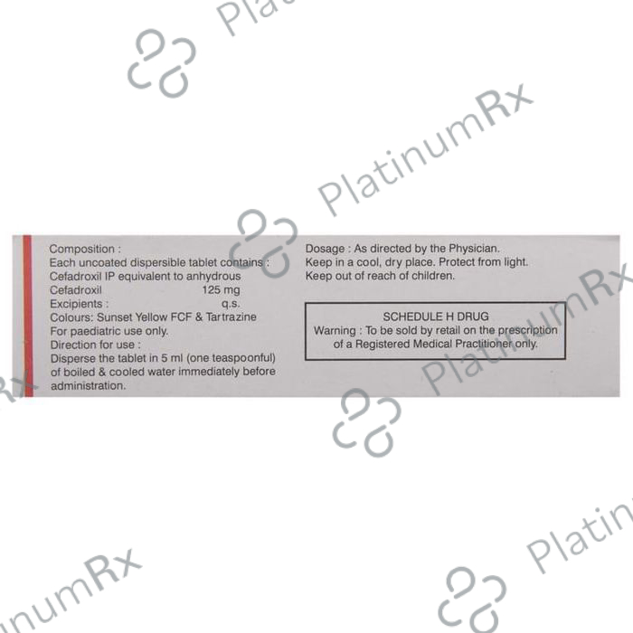 Cefadrox Kid 125 Tablet